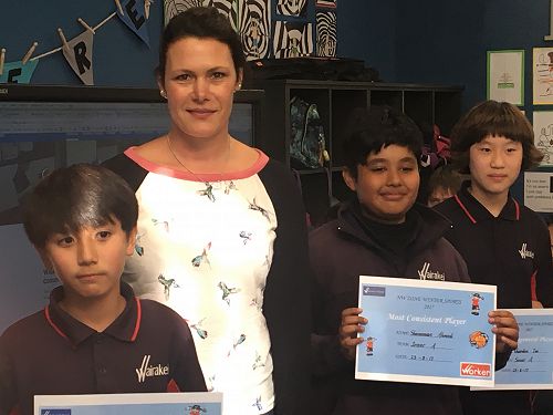 Soccer Red - Most Improved Chaewon Im, Most Consistent Shammas Ahmed, Most Promising Mahdi Mohamadi.