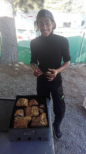 Heema Alawfi with smoked rainbow trout