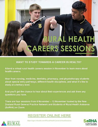 Virtual Rural Health Careers Sessions