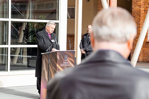 Blessing from Archbishop Sir David Moxon