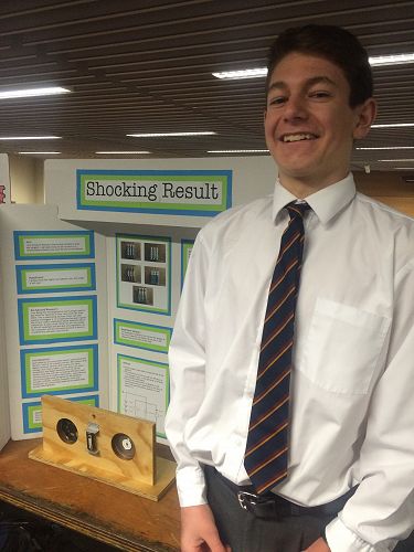 Hamish Robinson at the Otago Science Fair