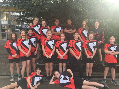 Girls Tackle 7's Team