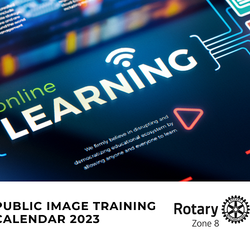 2023 Public Image Training Calendar
