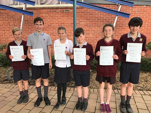 ICAS Spelling Achievements 2017