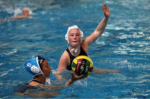 Olivia getting great height on the water