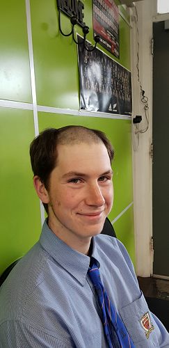 Dom and his mad hair day!