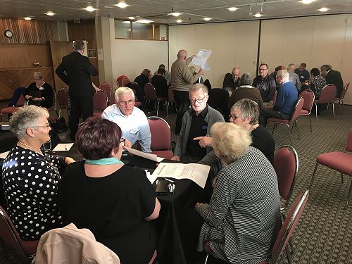 Southern Regional Association Representatives workshopping Constitutional change options