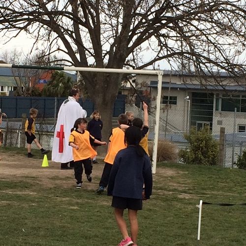 Soccer tournament - Room 7 vs Room 10   2-2 draw