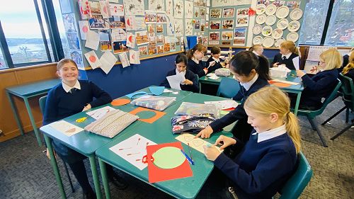 Year 5 Dragon boat craft