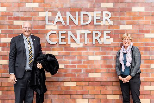 Grant and Judith Lander revealing name