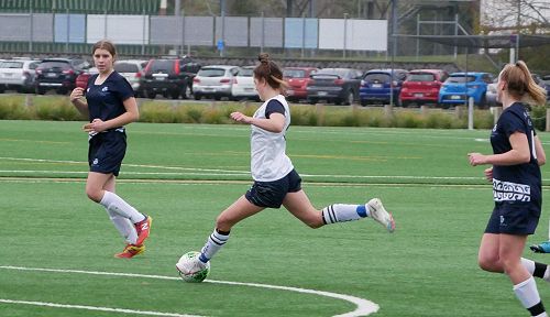 Zara Pratley about to strike