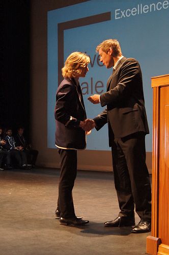 Oliver Dale. Academic Blues Assembly - Level 2 Endorsed with Excellence 2016.