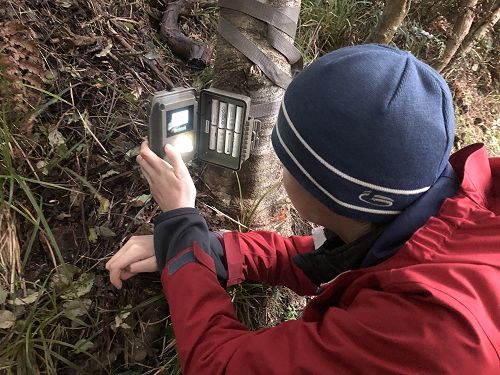 Ryan has become an expert in resetting the penguin cams