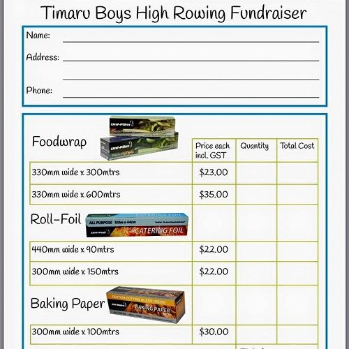 Rowing Fundraiser