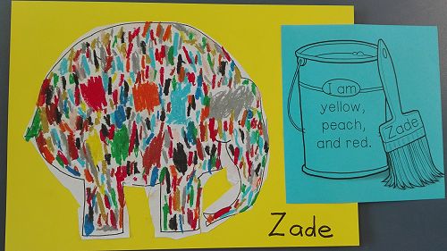 E is for Elmer the Elephant