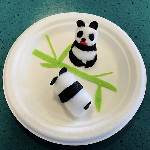 Daisy, Ms Ding's daughter's pandas