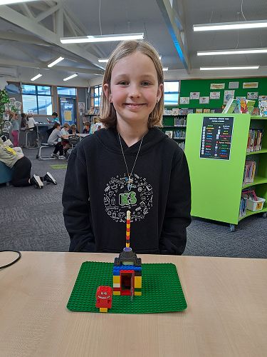 Lego Lunchtimes in the Library - Zoe
