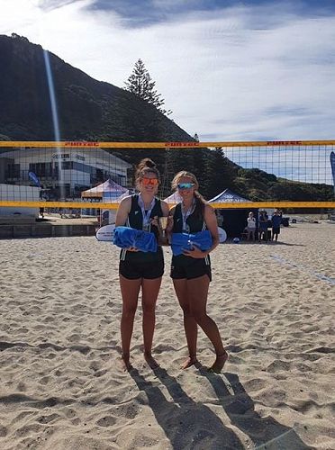 Rosa Vesty & Taylah Holdem - NZSS Beach Volleyball Champions 2021