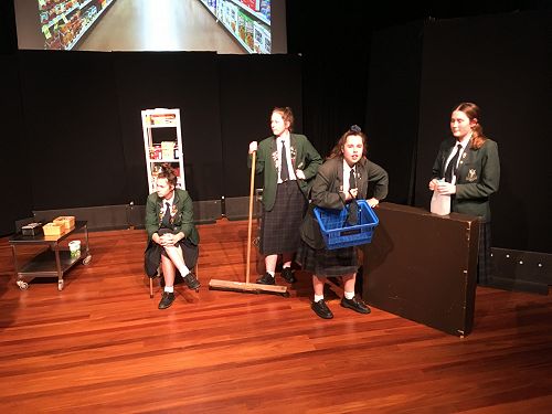 Year 10 'Checkout Chicks' Musical Rehearsal