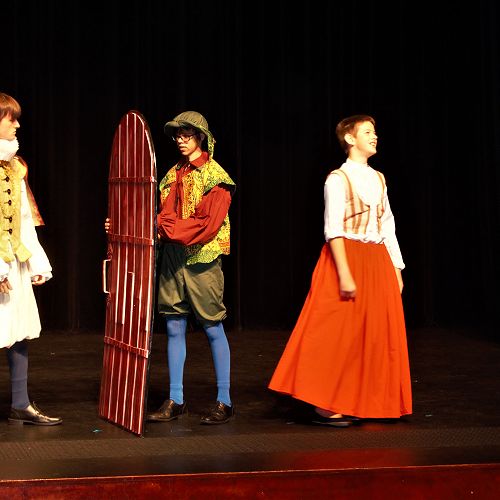 From left John Warman,  Juandré Rademeyer and Chris Booyens in A Comedy of Errors