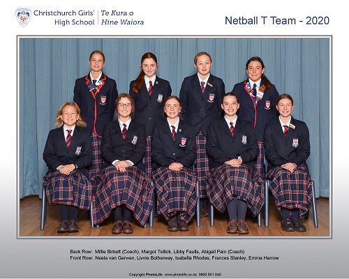 Netball T Team 2020