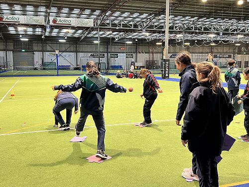 Columba students engaging in active learning