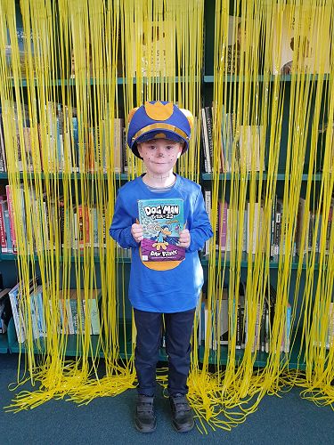 Students enjoying Fictional Character Dress Up Day