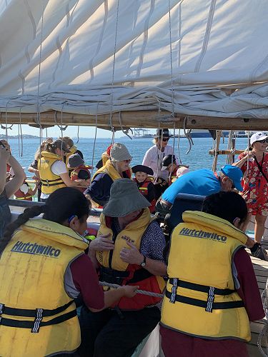 KIT Day Maritime Museum, Hoisting the sails