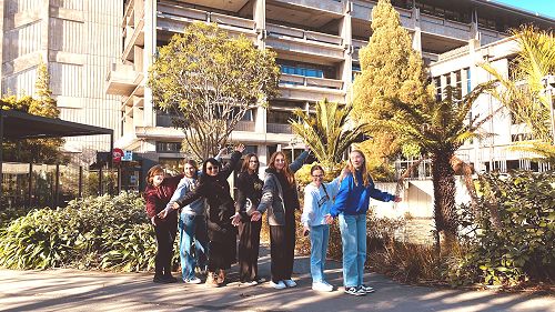Tour at Canterbury library