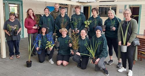 YES Challenge 2. Photo of our team plus supporters after pitching our business idea to the YES judges.