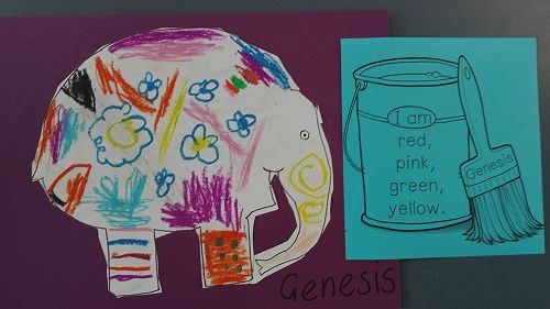 E is for Elmer the Elephant