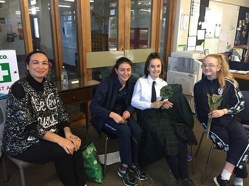 Amber Bridgman, Laura Sammut, Erin O'Neill and Caitlin Blacker