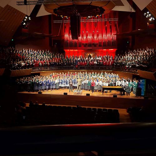 Massed Choir at The Big Sing Regional Gala Concert