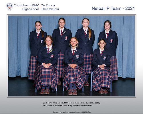 Netball P Team 2021