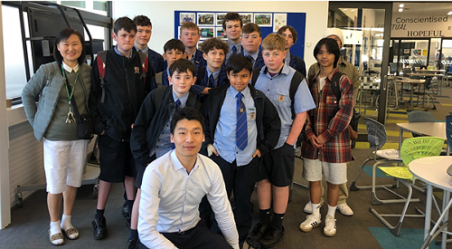 The last day in term3, 2021 with the student teacher.