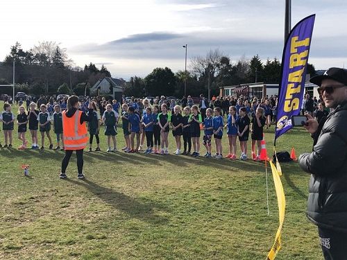 A mix of nerves and excitement as the race is about to start