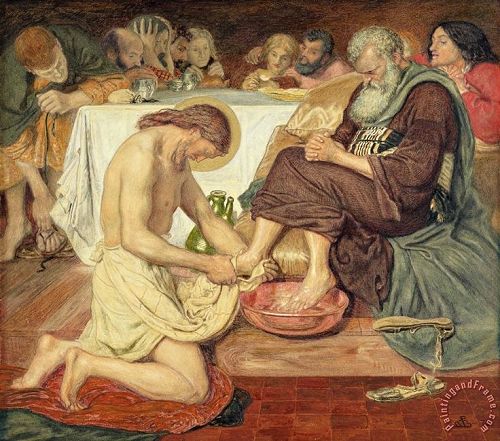 Jesus Washes Peter's Feet (1876)