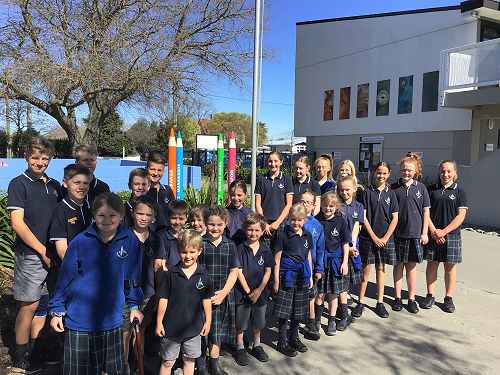 Student Council fund-raise for values pencils 