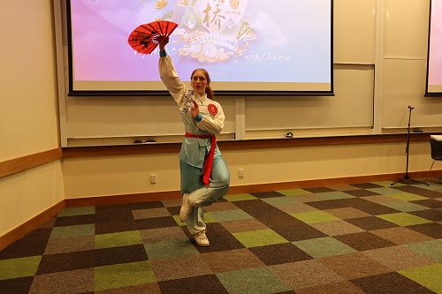 Rebekah - taichi fan dance