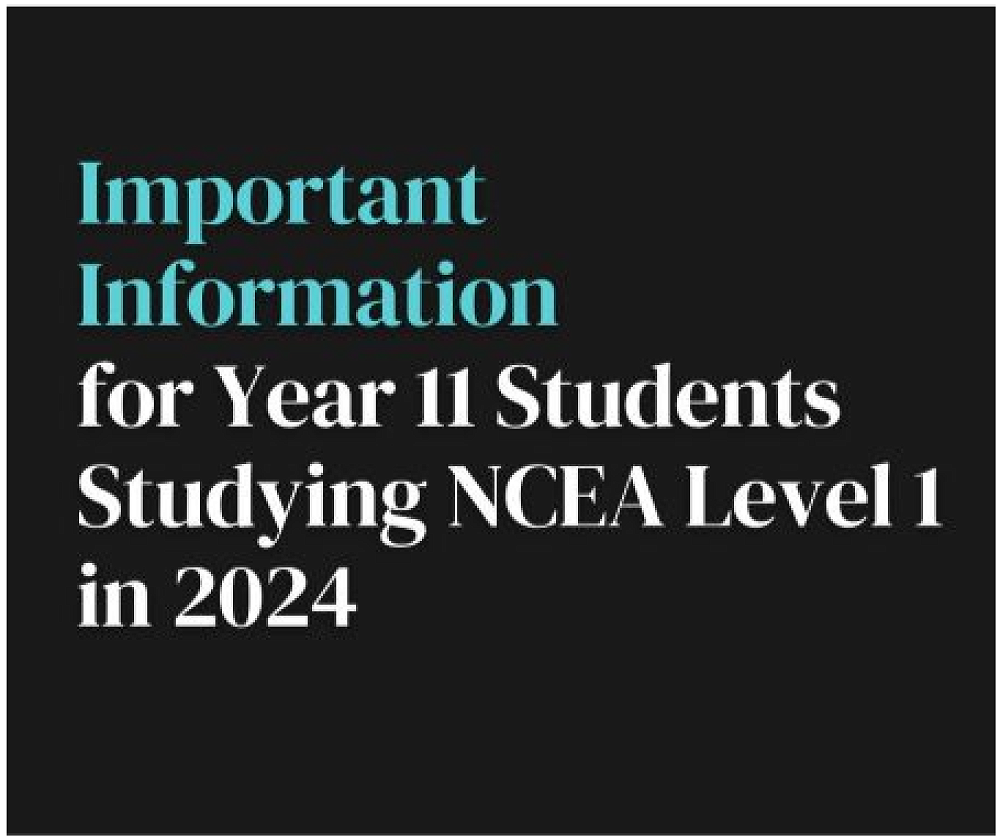 Year 10 NCEA Information Session plus 2024 Subject Selection