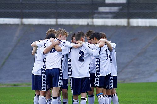 Team Huddle - 1st XI Football 
