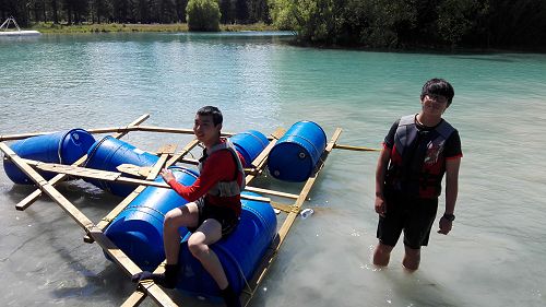 An interesting raft design