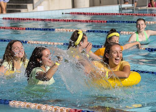 McAuley House showing their colours