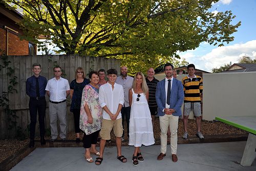 Guests gather for unveiling of painting