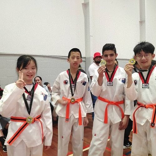 Cecilia happy with her medal