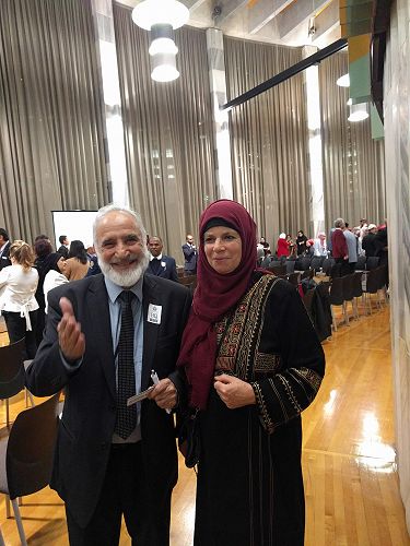 Prof. Mohammad Hanif Quazi and Suhaylah Richards at the Beehive