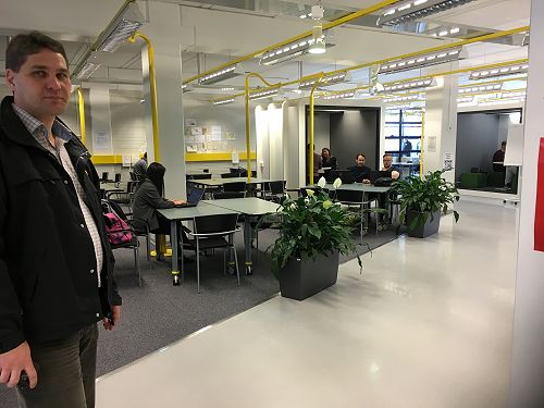 Oulu University and a range of flexible spaces where students can work alone or in groups
