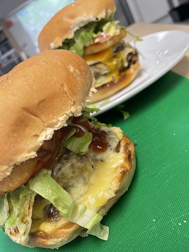 Year 9 students revolutionised the hamburger.