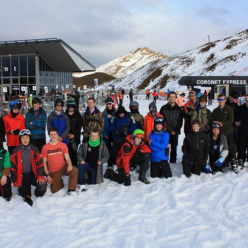 Our group waiting for lessons on day 1