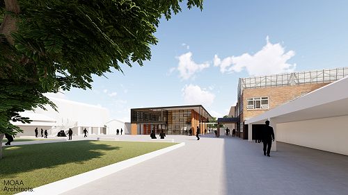 Architect's plans for new learning hub